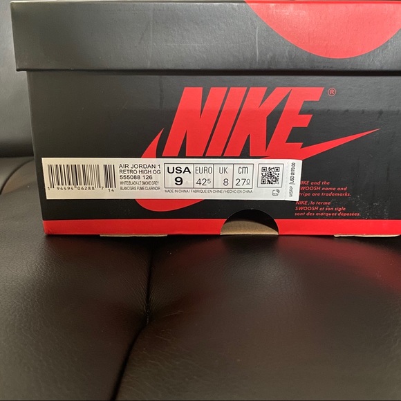 Air Jordan’s Mens 1 Retro High OG Light Smoke Grey - Picture 6 of 6